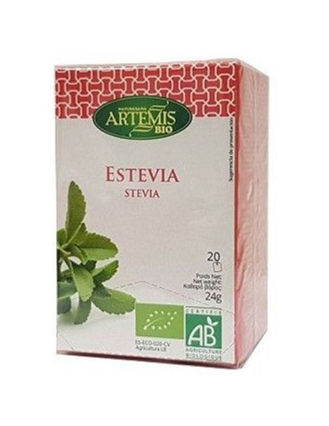 Estevia (Stevia) Bio Artemis Herbes del Molí - 20 bolsitas