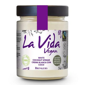 Crema Blanca con Coco La Vida Vegan - 270 gramos