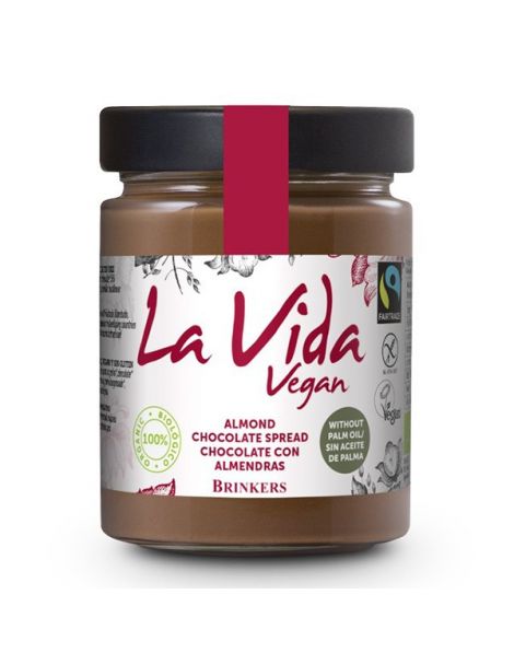 Crema de Chocolate con Almendras La Vida Vegan - 270 gramos