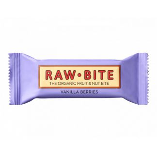 Superbarrita Cruda de Vainilla con Frutos del Bosque Raw-Bite - 50 gramos