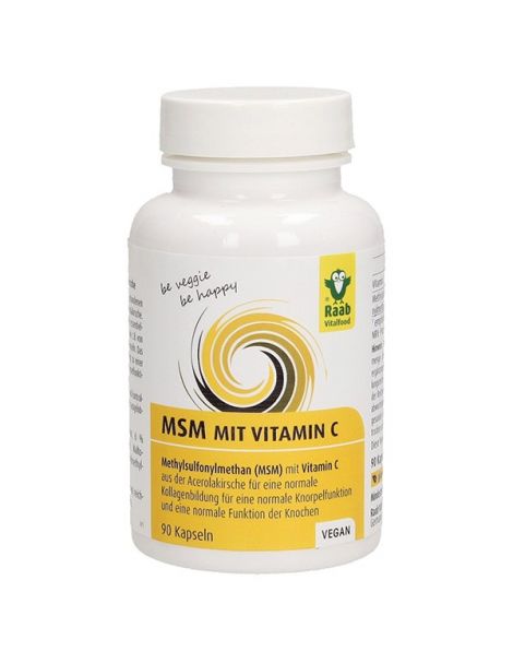 MSM con Vitamina C Raab - 90 cápsulas