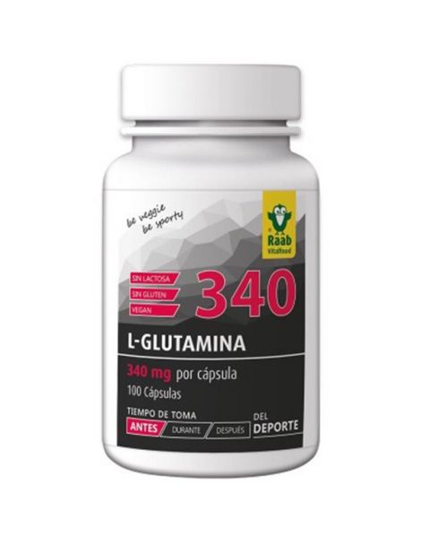 L-Glutamina con Vitamina C Raab - 100 cápsulas