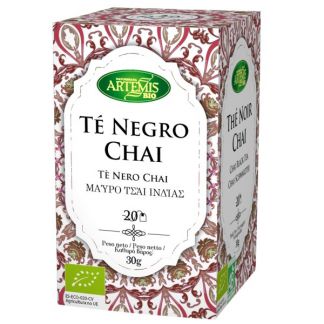 Té Negro Chai Bio Artemis Herbes del Molí - 20 bolsitas