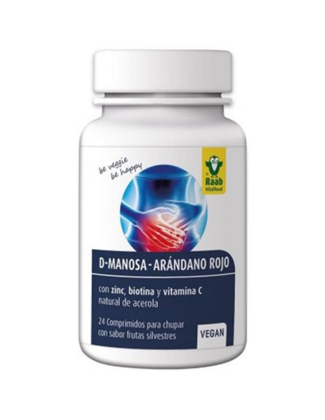 D-Manosa-Arándano Rojo Raab - 24 comprimidos