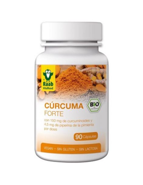 Cúrcuma Forte Bio Raab - 90 cápsulas