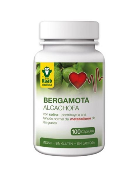Bergamota-Alcachofa Bio Raab - 100 cápsulas