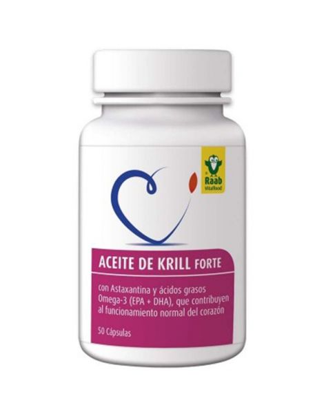 Aceite de Krill Forte Raab - 50 cápsulas