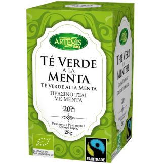 Té Verde con Menta Bio Artemis Herbes del Molí - 20 bolsitas