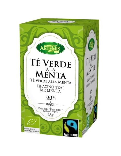 Té Verde con Menta Bio Artemis Herbes del Molí - 20 bolsitas