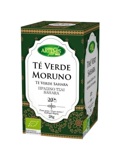 Té Verde Moruno Bio Artemis Herbes del Molí - 20 bolsitas