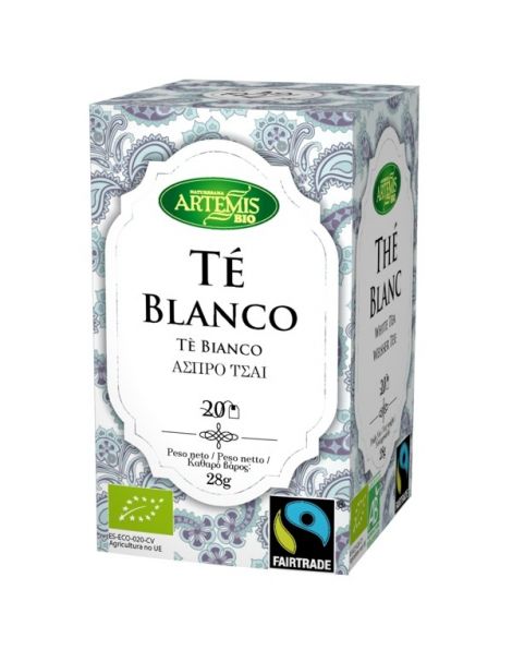 Té Blanco Bio Artemis Herbes del Molí - 20 bolsitas