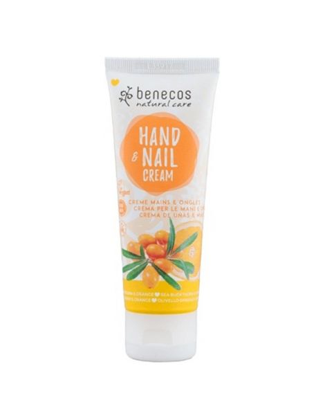 Crema de Manos Espino Amarillo y Naranja Benecos - 75 ml.