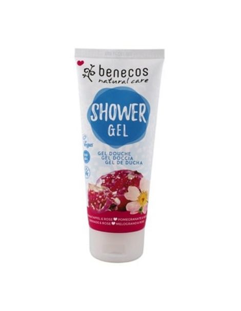 Gel de Baño Granada y Rosa Benecos - 200 ml.