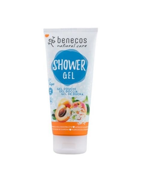 Gel de Baño Albaricoque y Saúco Benecos - 200 ml.