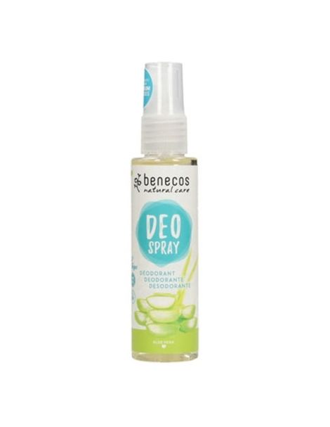 Desodorante Aloe Vera Pulverizador Benecos - 75 ml.