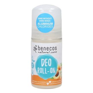 Desodorante Albaricoque y Saúco Roll-On Benecos - 50 ml.