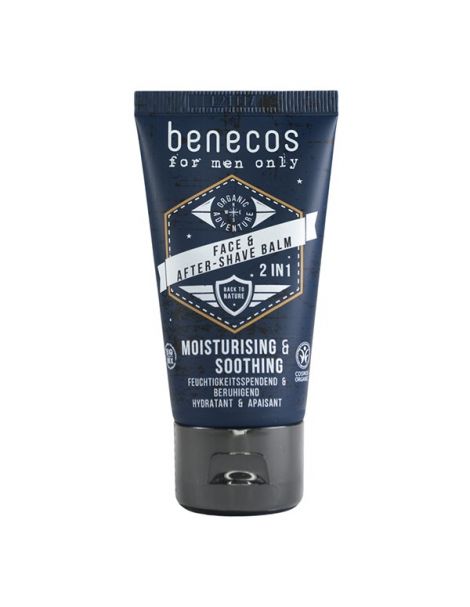 Crema Rostro y After Shave 2 en 1 for Men Benecos - 50 ml.