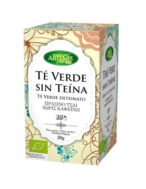 Té Verde Sin Teína Bio Artemis Herbes del Molí - 20 bolsitas