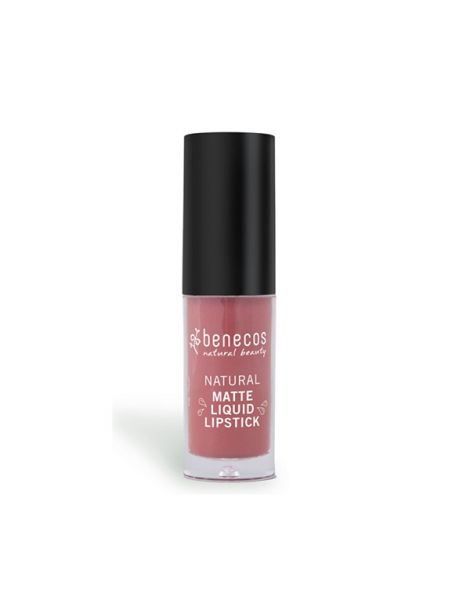 Barra de Labios Mate Líquida Rosewood Romance Benecos - 5 ml.