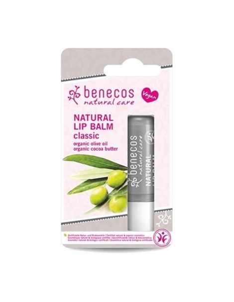 Bálsamo Labial Oliva, Karité y Jojoba Benecos - 4,8 gramos