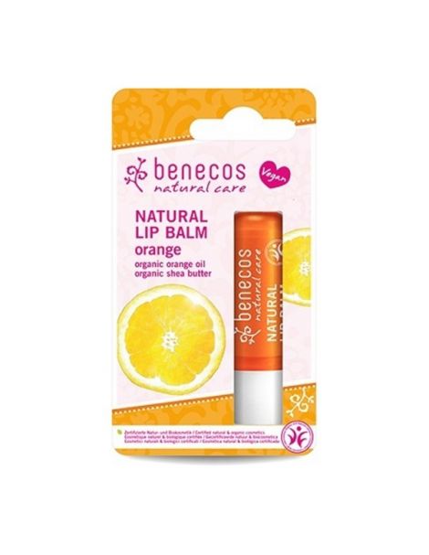 Bálsamo Labial Naranja Benecos - 4,8 gramos