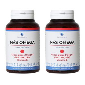 Más Omega Punto Rojo Mahen - 2 x 180 perlas