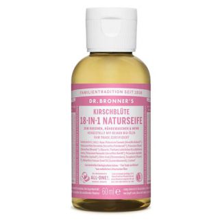 Jabón de Castilla Líquido Flor de Cerezo Dr. Bronner´s - 59 ml.