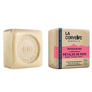 Jabón de Pétalos de Rosa Bio La Corvette - 100 gramos