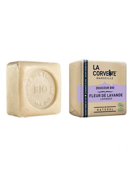 Jabón de Flor de Lavanda Bio La Corvette - 100 gramos