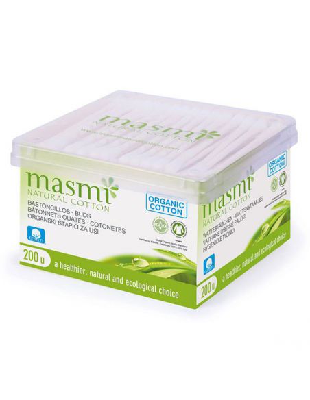 Bastoncillos de Algodón Masmi - 200 unidades