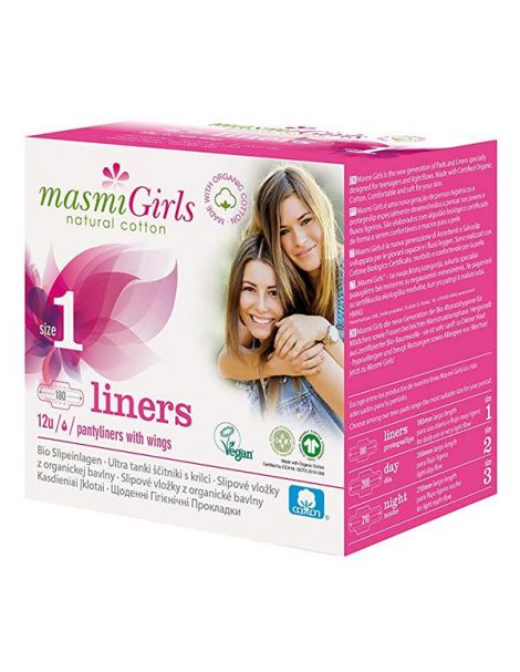Girls Protegeslips con Alas Masmi - 12 unidades