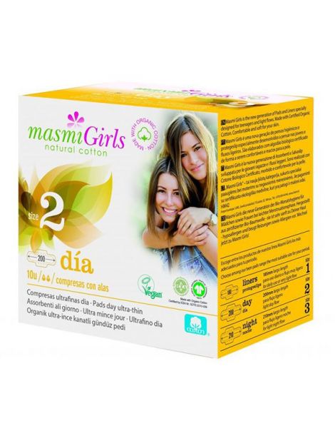 Girls Compresa de Día Masmi - 10 unidades