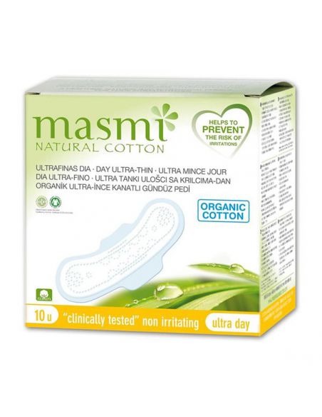 Compresas de Día Ultra con Alas Masmi - 10 unidades