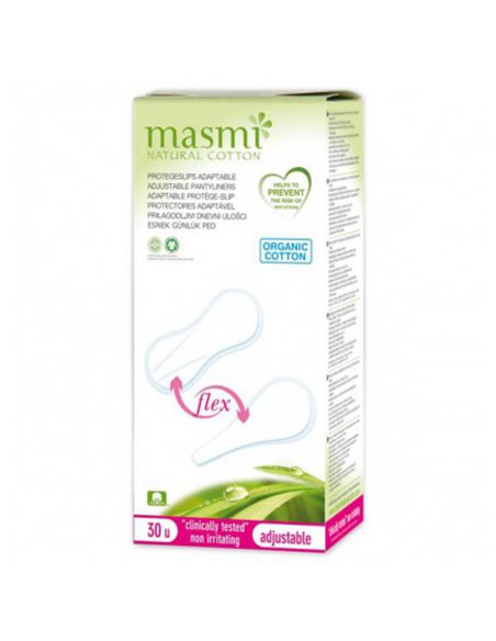 Protegeslips Adaptables Flex Masmi - 24 unidades