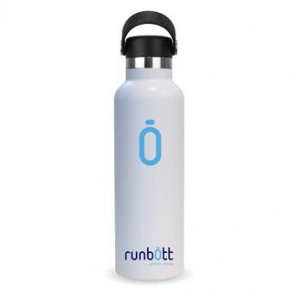 Botella-Termo Blanca RunBott - 600 ml.