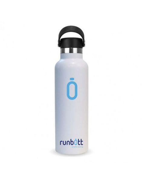 Botella-Termo Blanca RunBott - 600 ml.