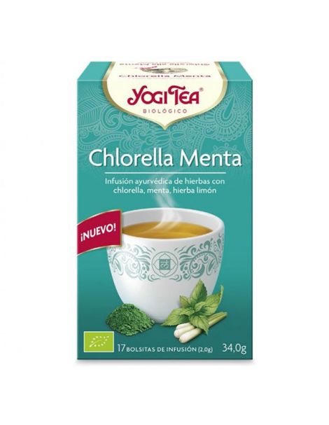 Yogi Tea Chlorella Menta - 17 bolsitas