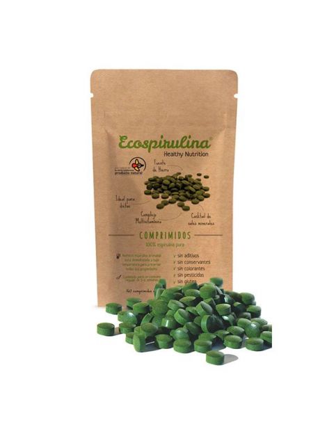 Espirulina Pura Ecospirulina - 200 comprimidos