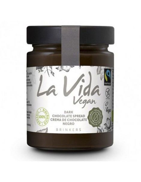 Crema de Chocolate Negro La Vida Vegan - 600 gramos