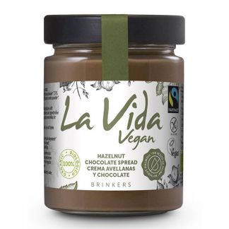 Crema de Chocolate con Avellanas La Vida Vegan - 600 gramos