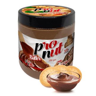 Crema de Cacahuete con Chocolate y Galleta ProNut Protella - 250 gramos