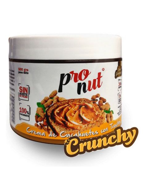 Crema de Cacahuete Crunchy ProNut Protella - 500 gramos