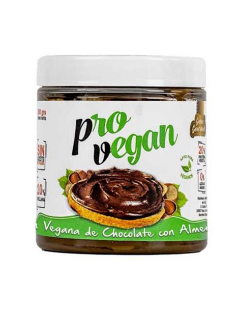 Crema de Chocolate Negro con Almendras Provegan Protella - 250 gramos