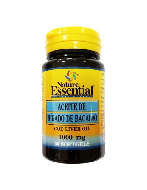 Aceite de Hígado de Bacalao 1000 mg. Nature Essential - 30 perlas