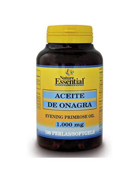 Aceite de Onagra 1000 mg. Nature Essential - 100 perlas