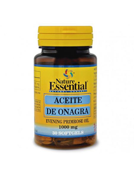 Aceite de Onagra 1000 mg. Nature Essential - 30 perlas