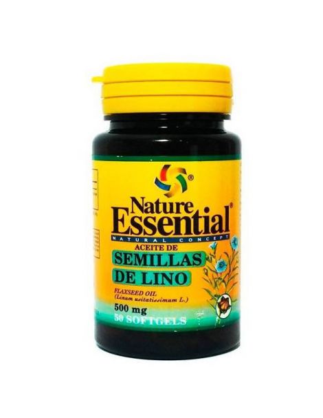 Aceite de Semillas de Lino Nature Essential - 50 perlas