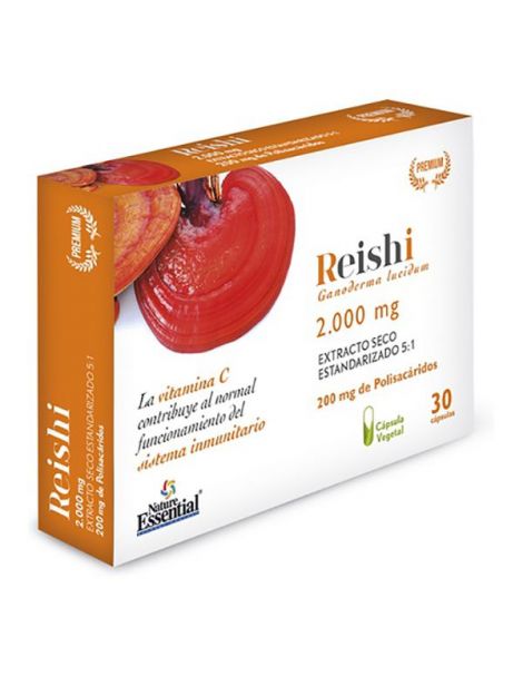 Reishi 2000 mg. Nature Essential - 30 cápsulas