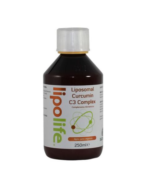 Liposomal Curcumin C3 Complex Lipolife Equisalud - 250 ml.