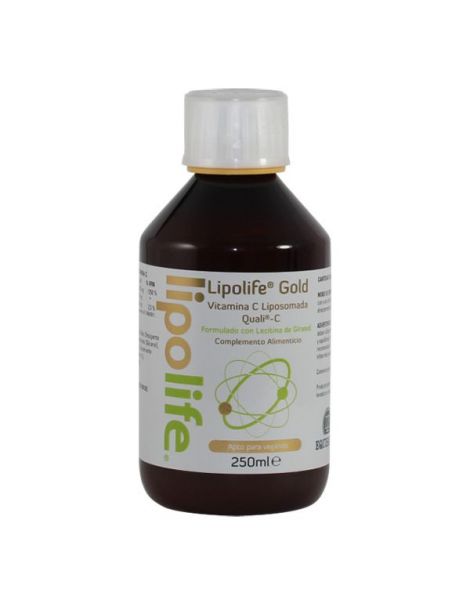 Vitamina C Liposomada Lipolife Gold Equisalud - 250 ml.
